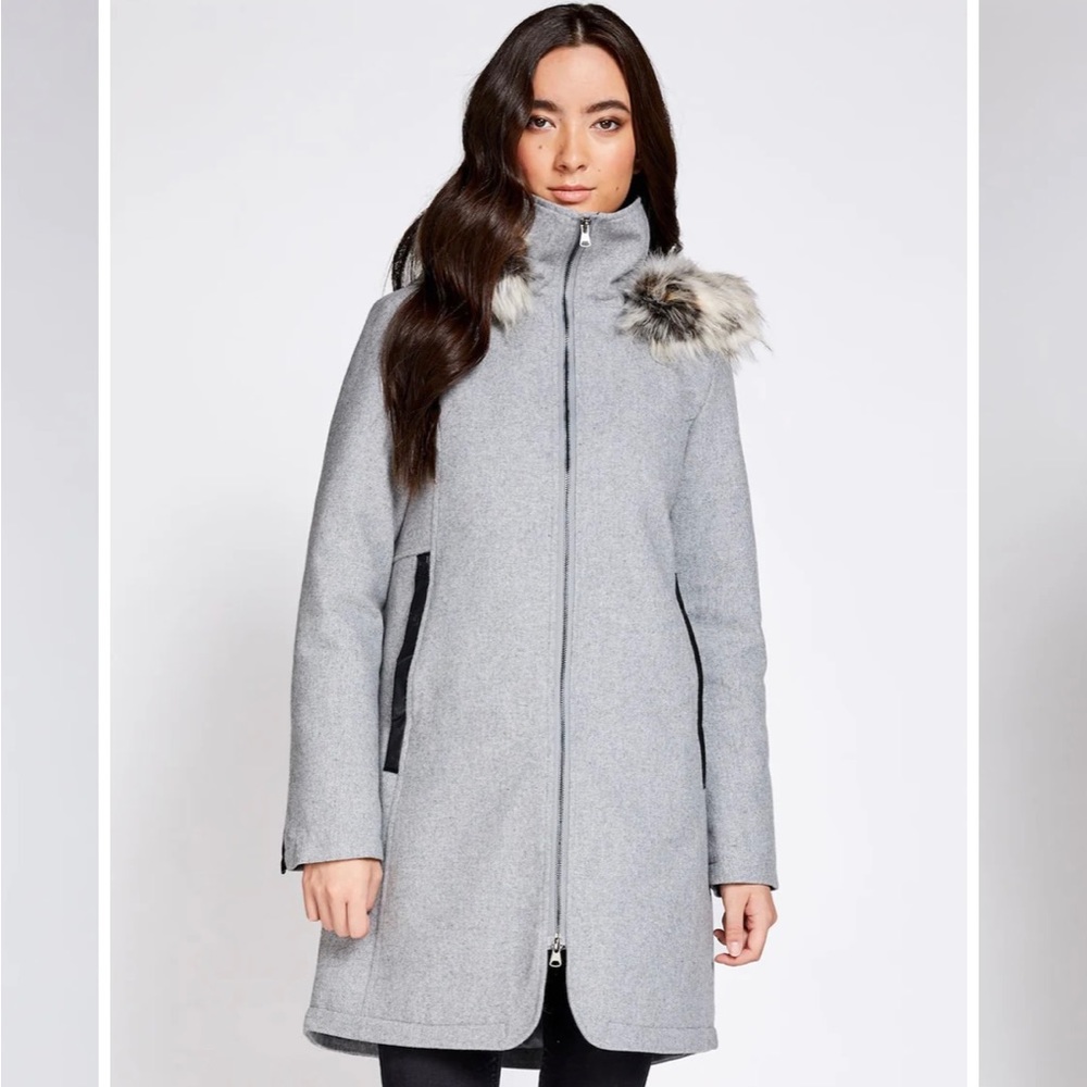Wool blend winter coat